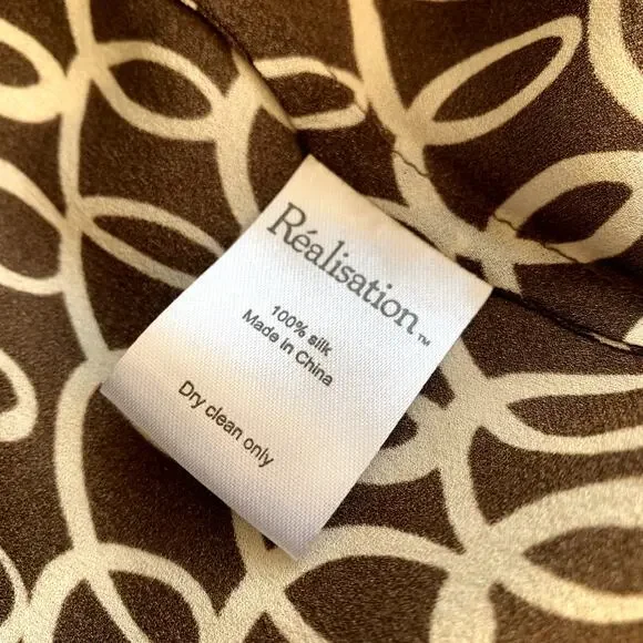 Realisation Par Brown and Cream Mini Dress - Picture 10 of 11